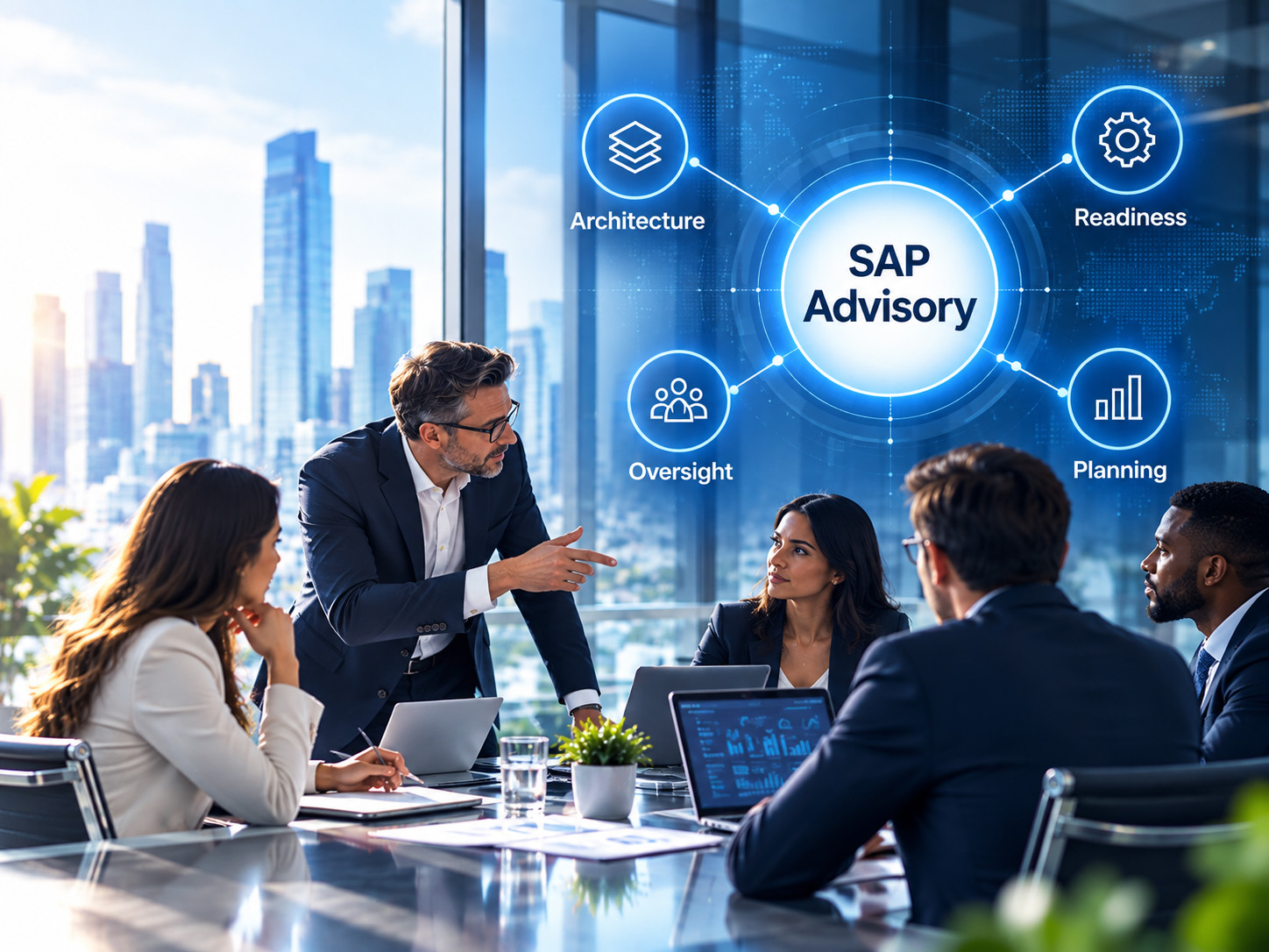 N2ONE SAP Advisory covering enterprise architecture, ECC and S/4 readiness, program oversight and better decisions